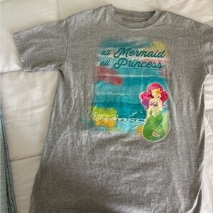 Disney Gray Mermaid Princess Tee